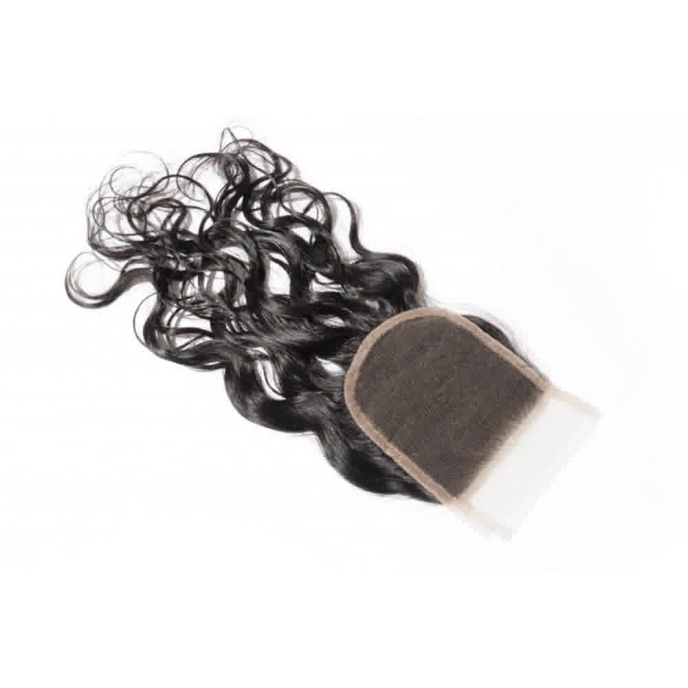 4x4 Closure Natural Wavy