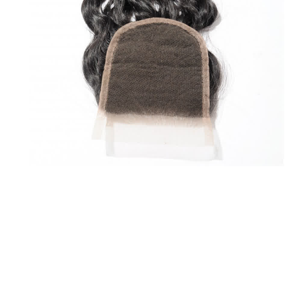 4x4 Closure Natural Wavy
